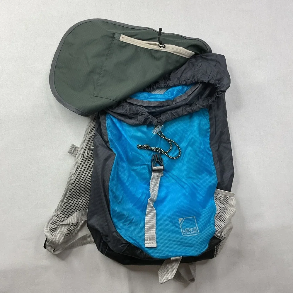Lewis N Clark Backpack Lightweight Bag Packable Ditty‎ Bag Travel Camping